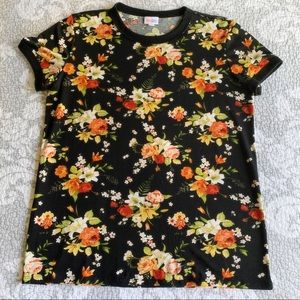 LuLaRoe Floral Liv Tee